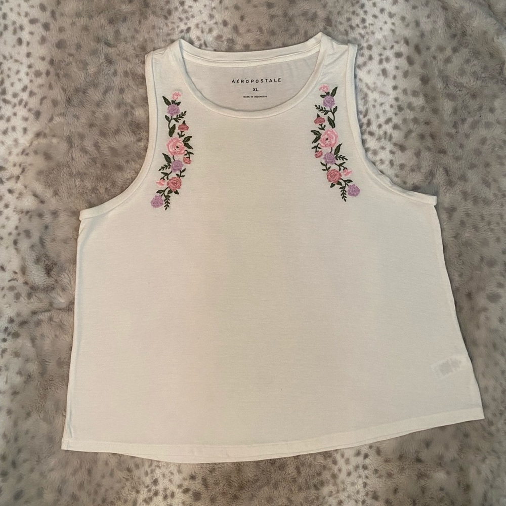Aeropostale Floral Tank Top